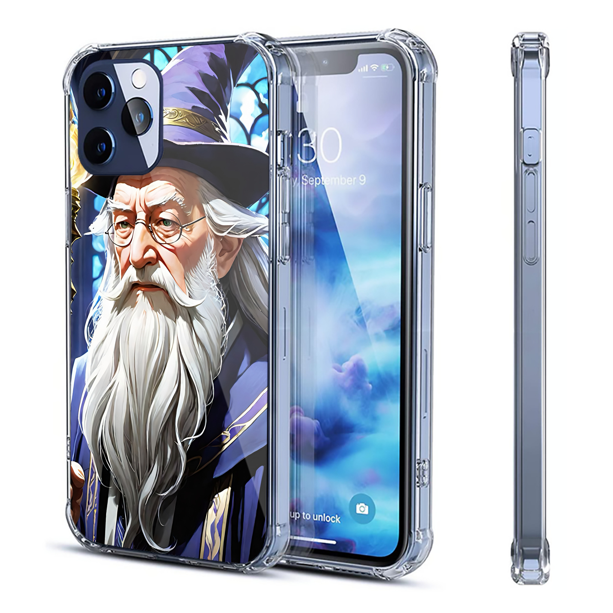 （画像用） Harry Potter ハリー・ポッターシリーズ 【iPhone 12シリーズ対応】透明スマホケース（クリアソフトケース）